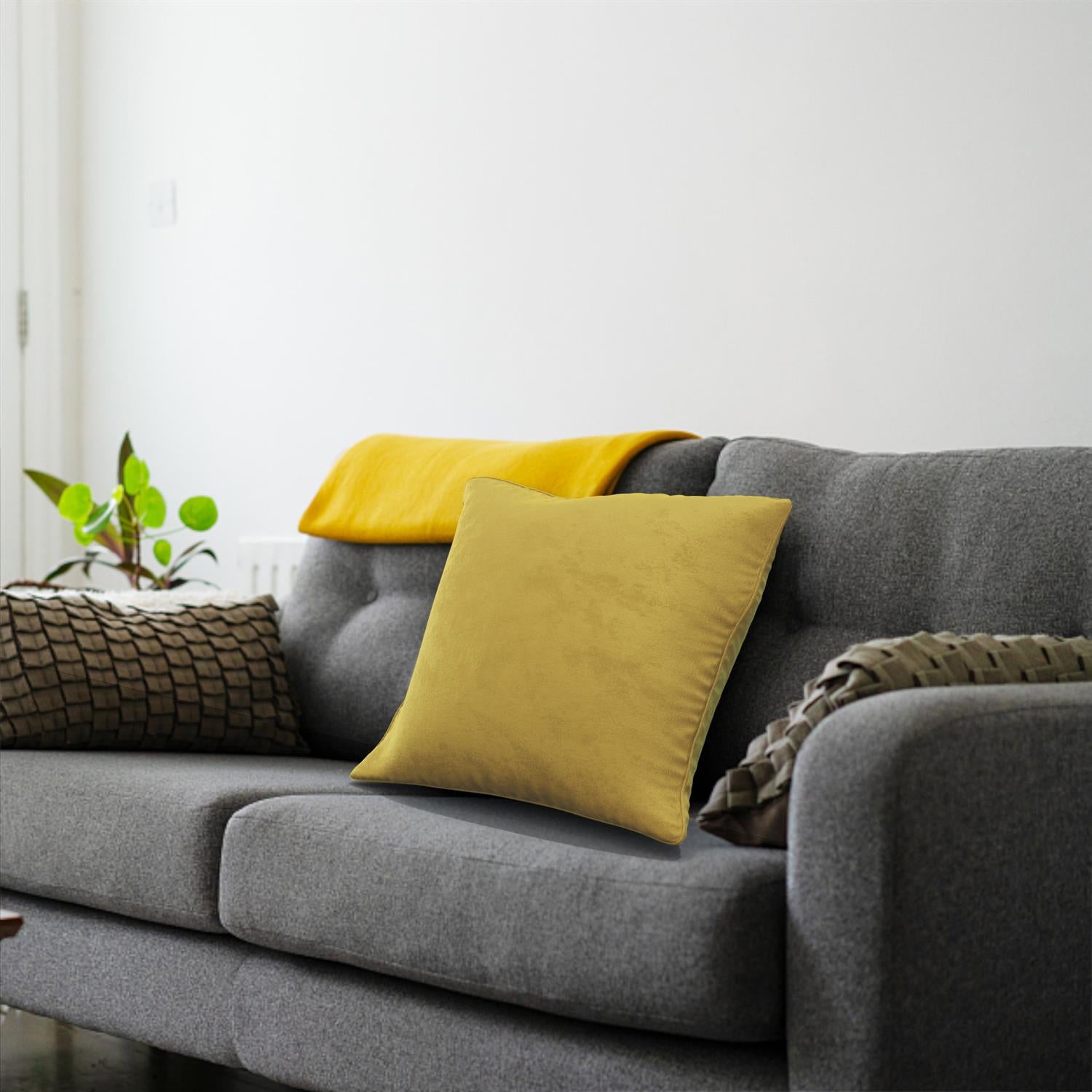 Cushion Cover 40x40 cm Decorative Velvet Living Room Bedroom Sofa Bed Office