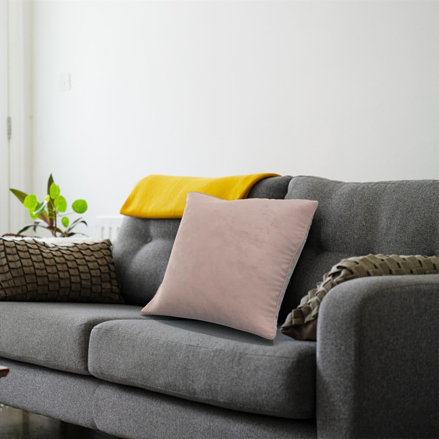 Cushion Cover 40x40 cm Decorative Velvet Living Room Bedroom Sofa Bed Office