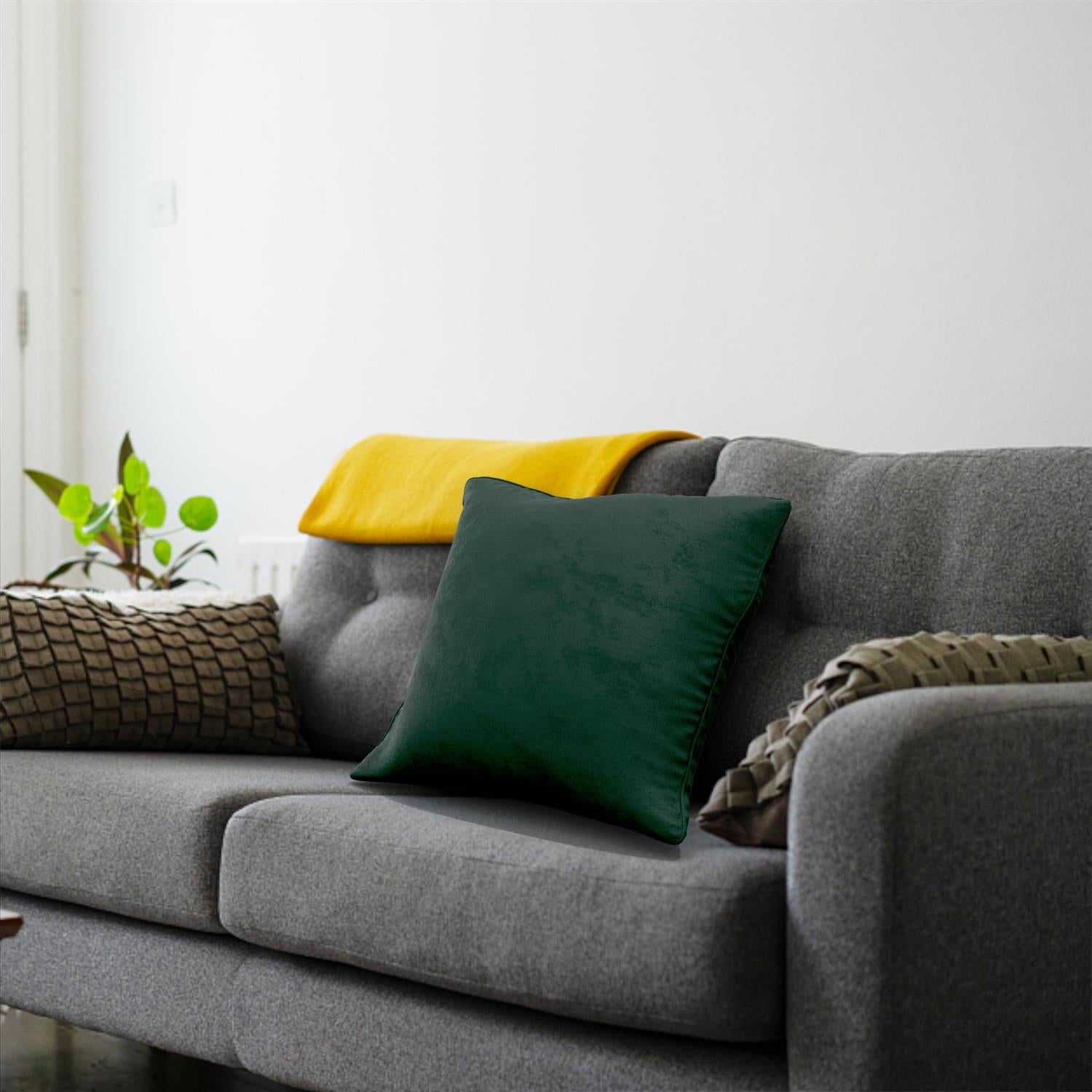 Cushion Cover 40x40 cm Decorative Velvet Living Room Bedroom Sofa Bed Office