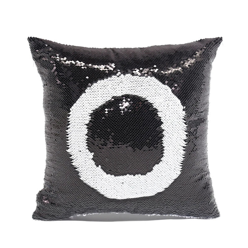 New Sublimation Blank Reversible Sequin Magic Pillowcase Home Sofa Car Decor