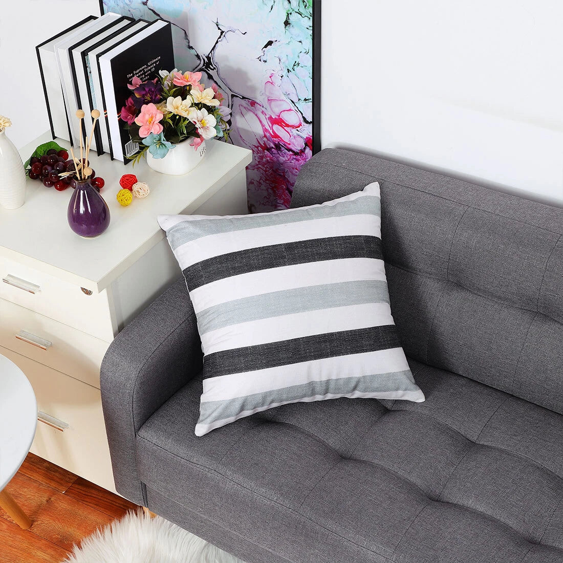 Buffalo Check Plaid Throw Pillow Case Sofa Waist Cushion Cover Home Bedding