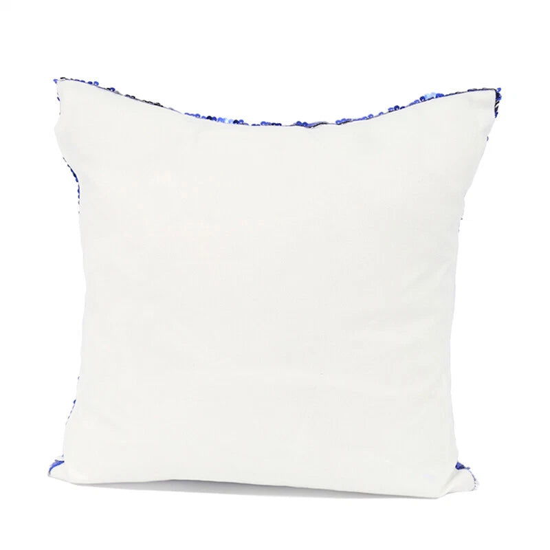 New Sublimation Blank Reversible Sequin Magic Pillowcase Home Sofa Car Decor