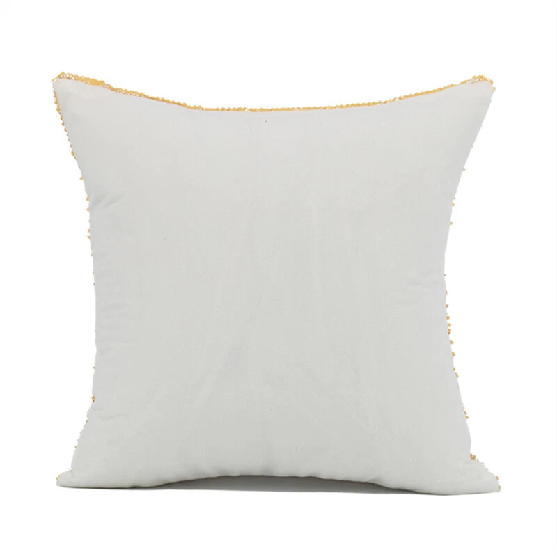 10Pcs Blank Reversible Sequin Pillowcase Home Sofa Car Decor for Sublimation New