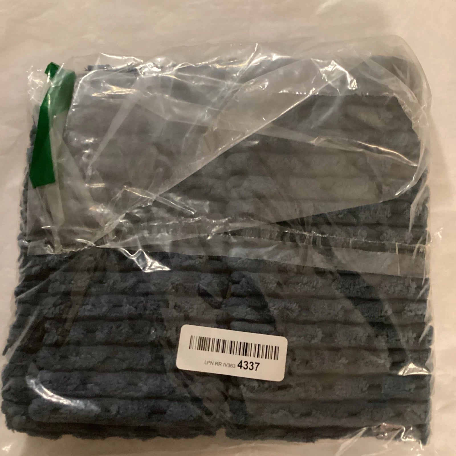 Corduroy Throw Pillowcase Set of 2 Soft Decorative Cushion Covers for Sofa Navy