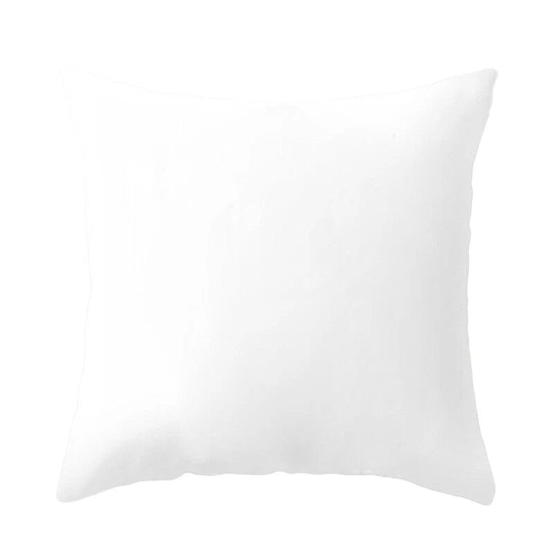 45cm Plush Heart Jacquard Throw Pillow Cover Sofa Car Seat Back Cushion Case