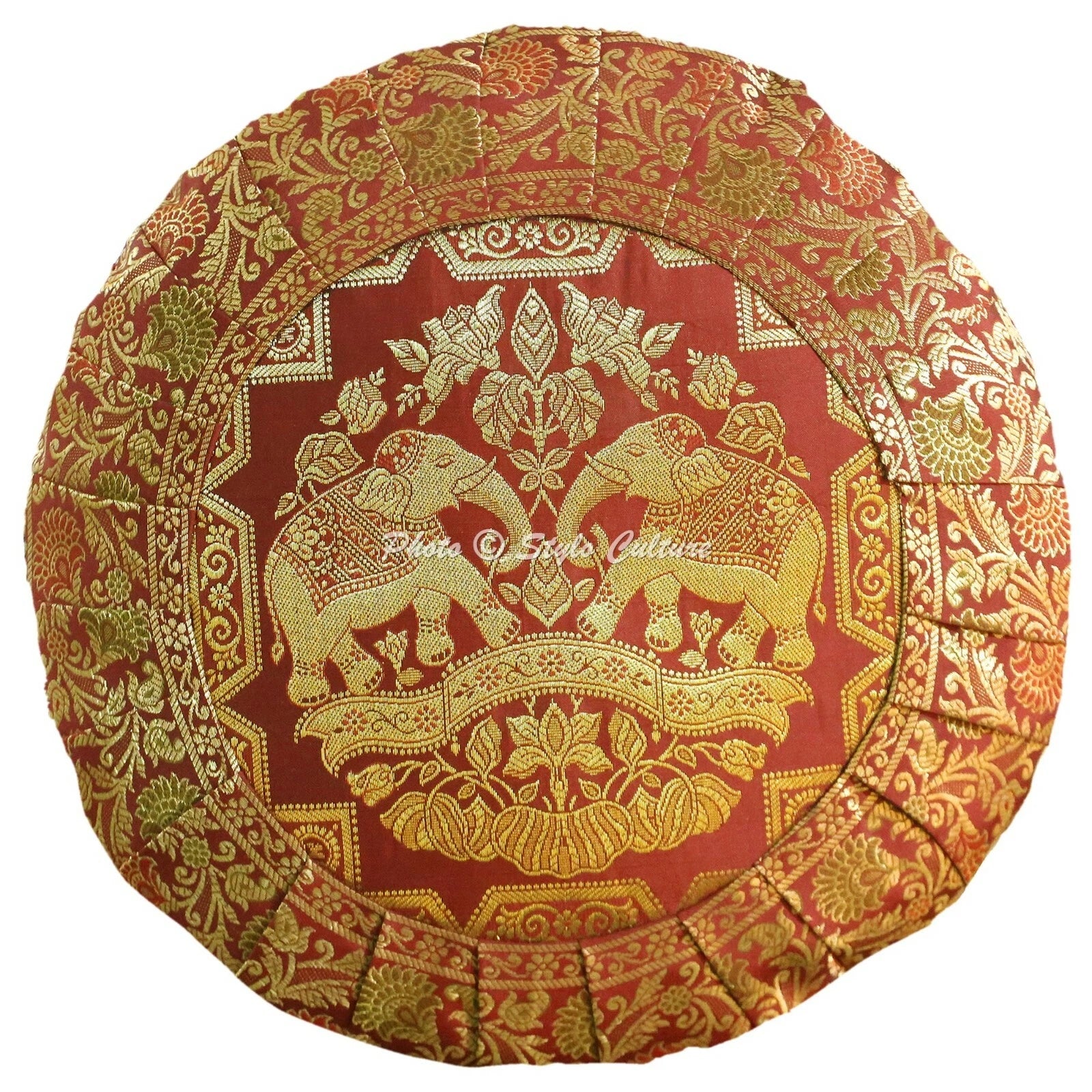 Brocade Jacquard Cushion Cover Elephant Bohemian Pillow Cases For Home Decor