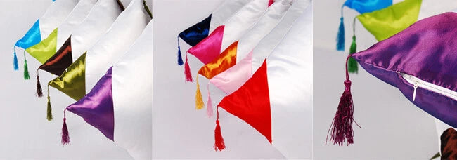 4Pcs 16"x16" Sublimation Blank Throw Pillow Case Cover for Sofa Bed Car Decor