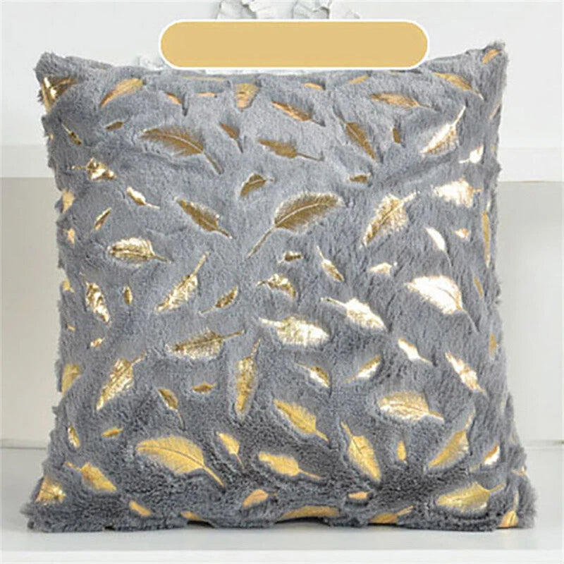 Sofa Cushion Pillow Decoration Room Bed 43x43cm Decorative Fur Pillows Covers