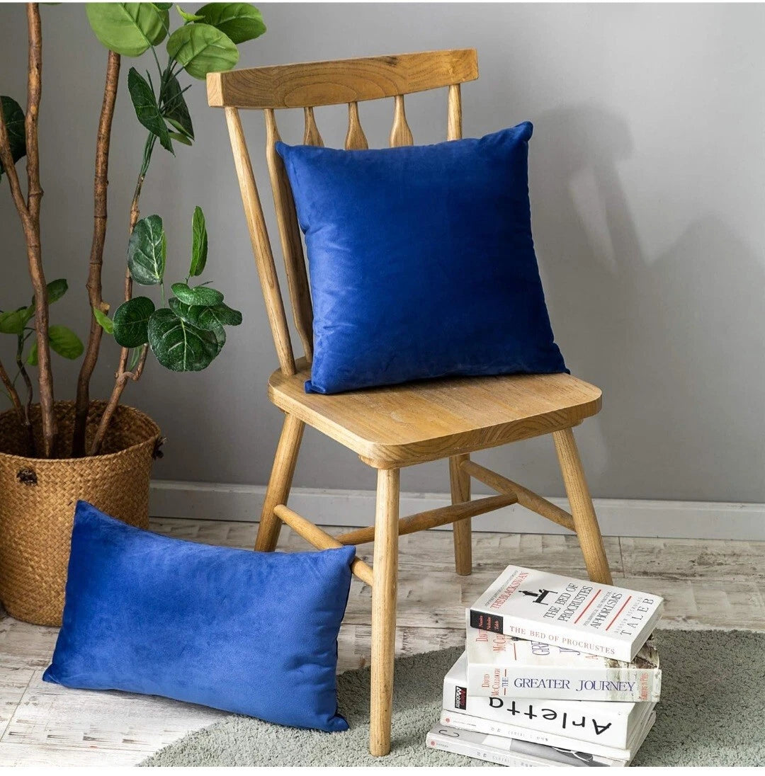 Soft Velvet Throw Pillow Covers Square Decorative Cushion Covers for Bed Couc...