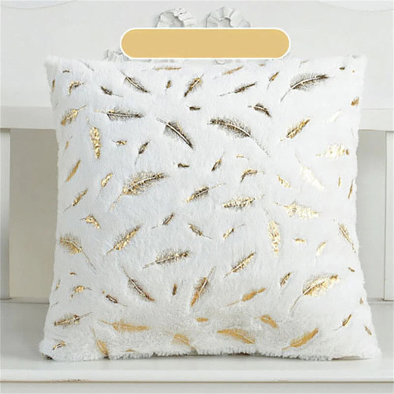 Sofa Cushion Pillow Decoration Room Bed 43x43cm Decorative Fur Pillows Covers