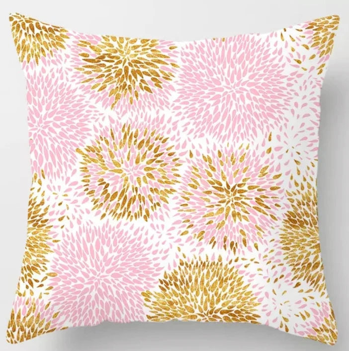 Pink Home Decor Printed Pillow Case Sofa Bed Throw Cushion Cover 18 Style
