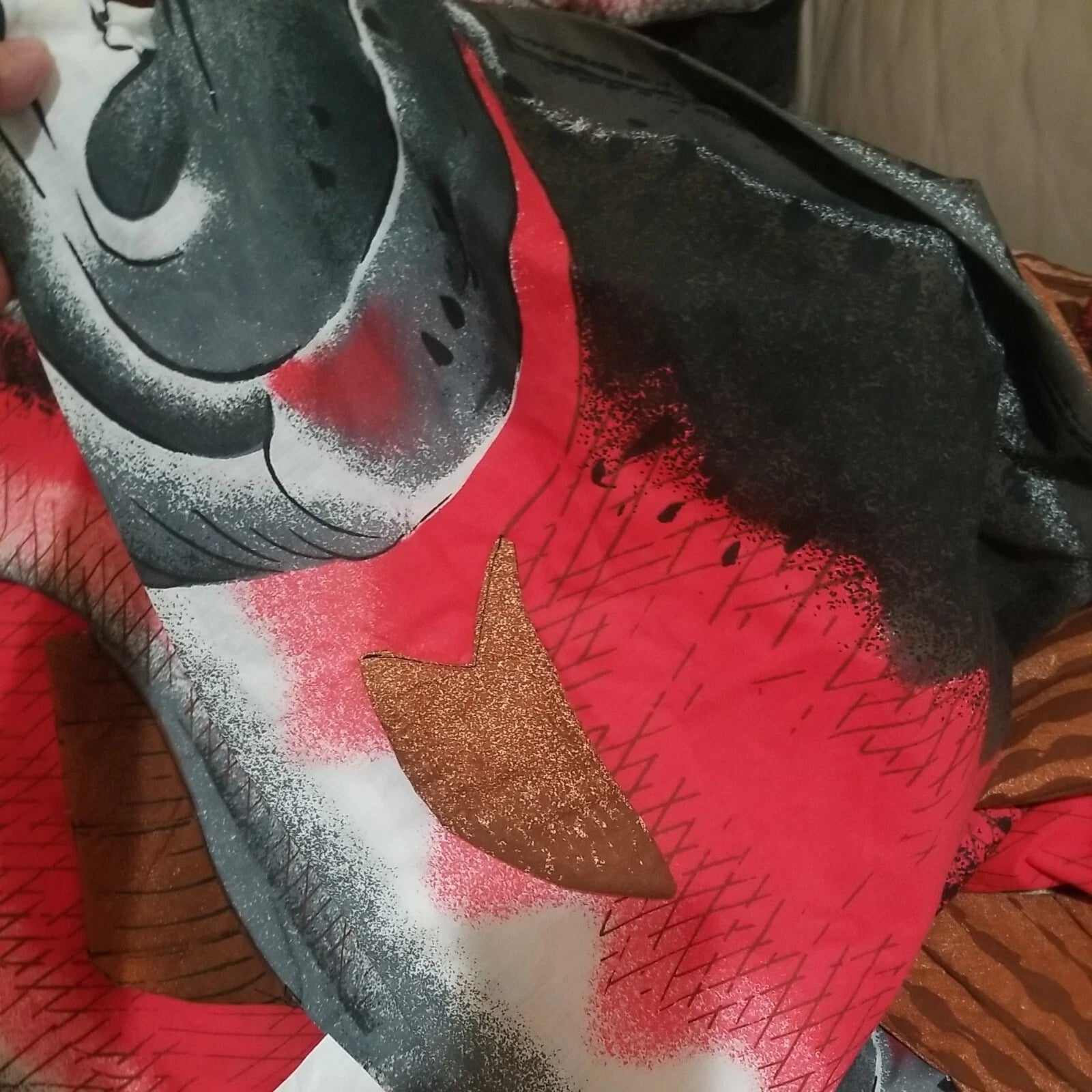 New Plush 3d Shape Fish Pillow Sofa Cushion Pillow cover 20 x 54 in