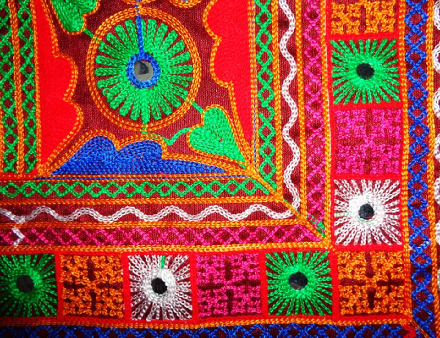 Boho Cushion pillow cases decorative cover sofa throw cotton Ari work Embroidery