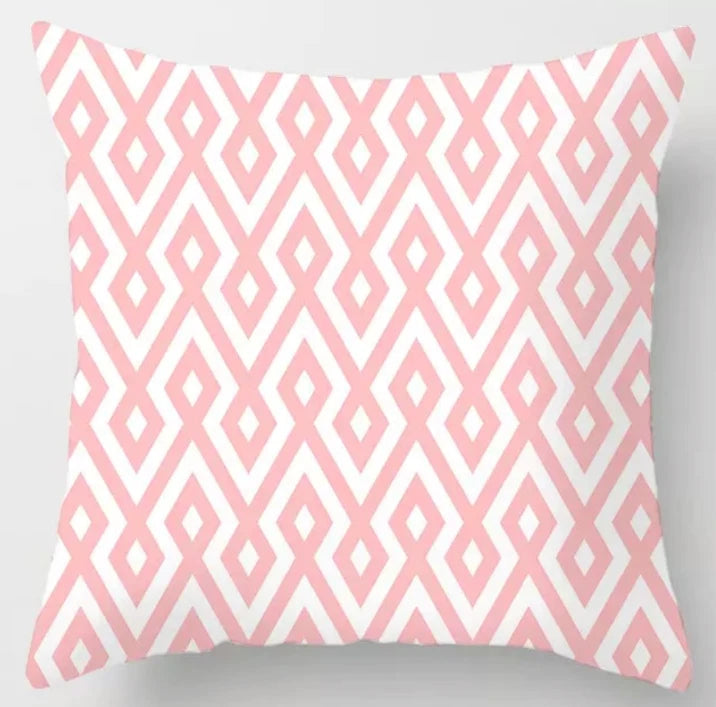 Pink Home Decor Printed Pillow Case Sofa Bed Throw Cushion Cover 18 Style