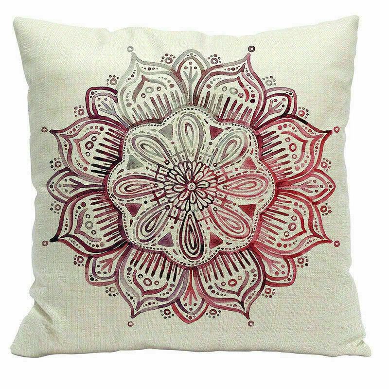 Decor Cushion Office Cover Case Sofa Geometry 18" Home Color