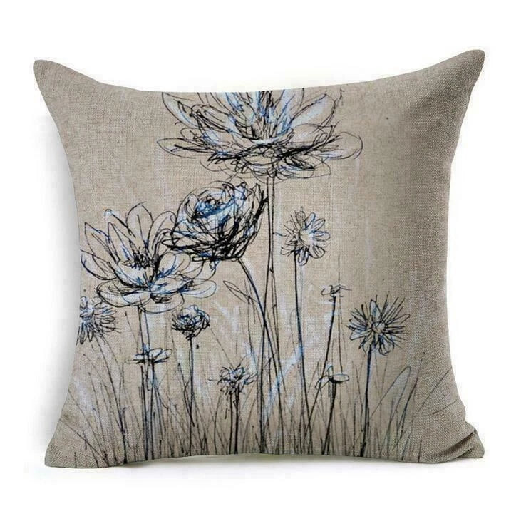 18inch Art Home Decor Pillow Case Sofa Waist Throw Cushion Cover