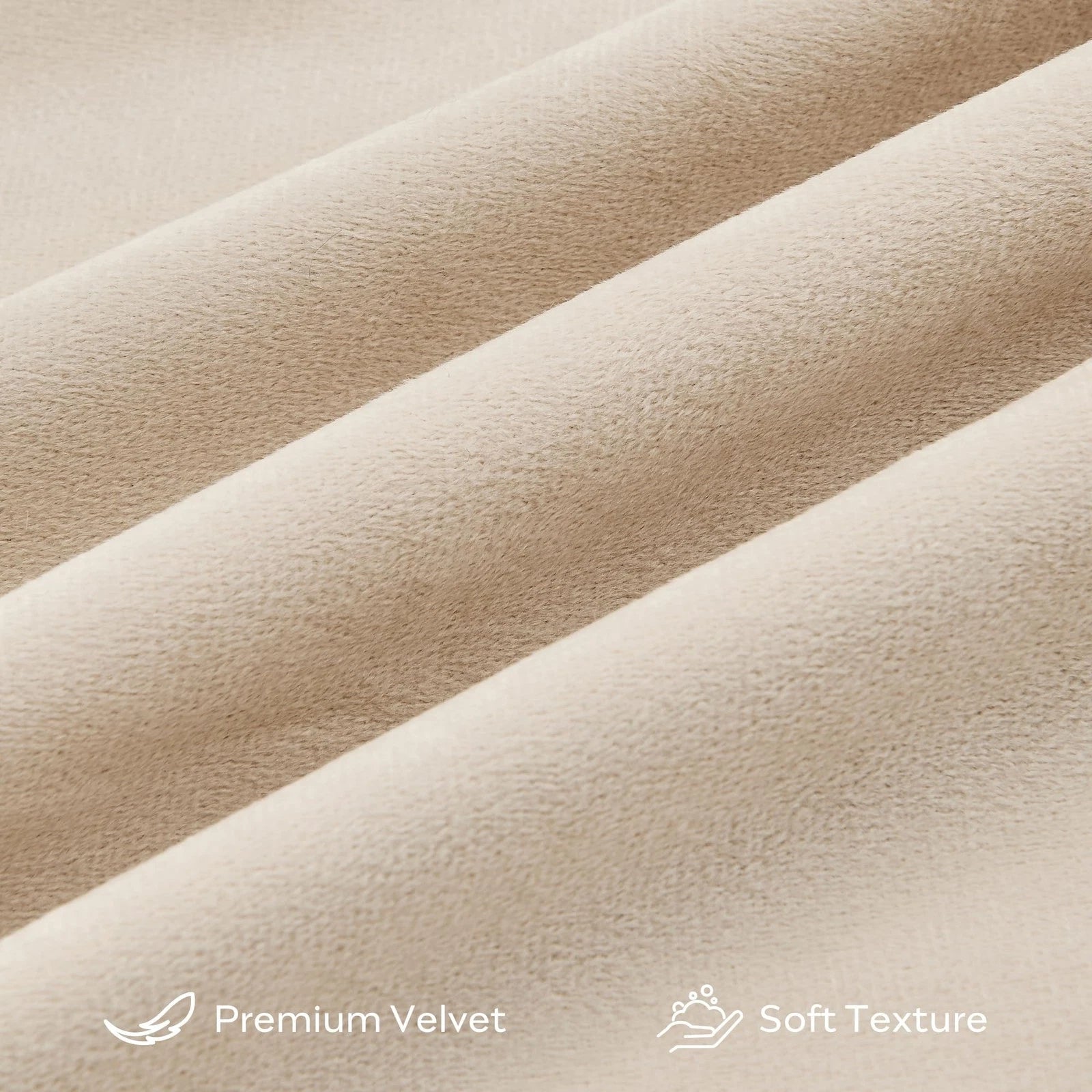 Pack of 2 Decorative Throw Pillow Covers 20x20 Inch for Couch Bed Sofa, Velve...