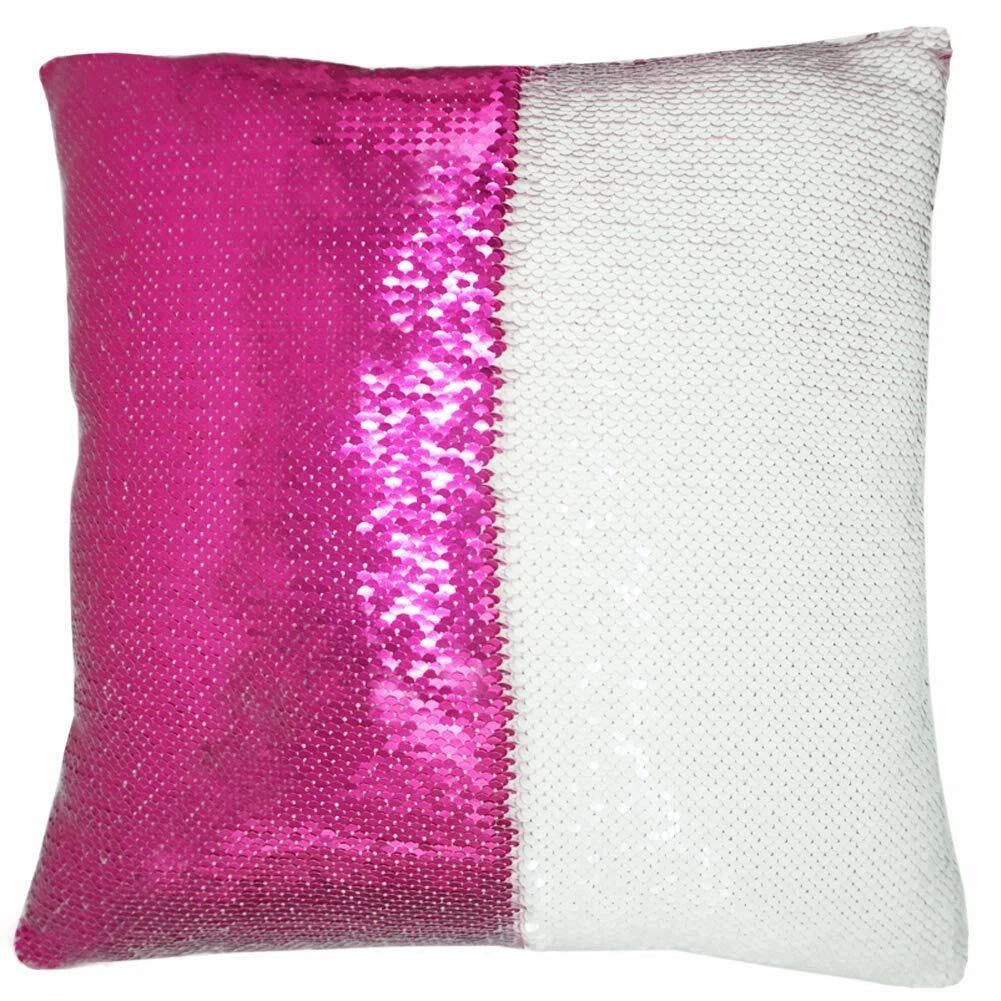 10Pcs Blank Reversible Sequin Pillowcase Home Sofa Car Decor for Sublimation New
