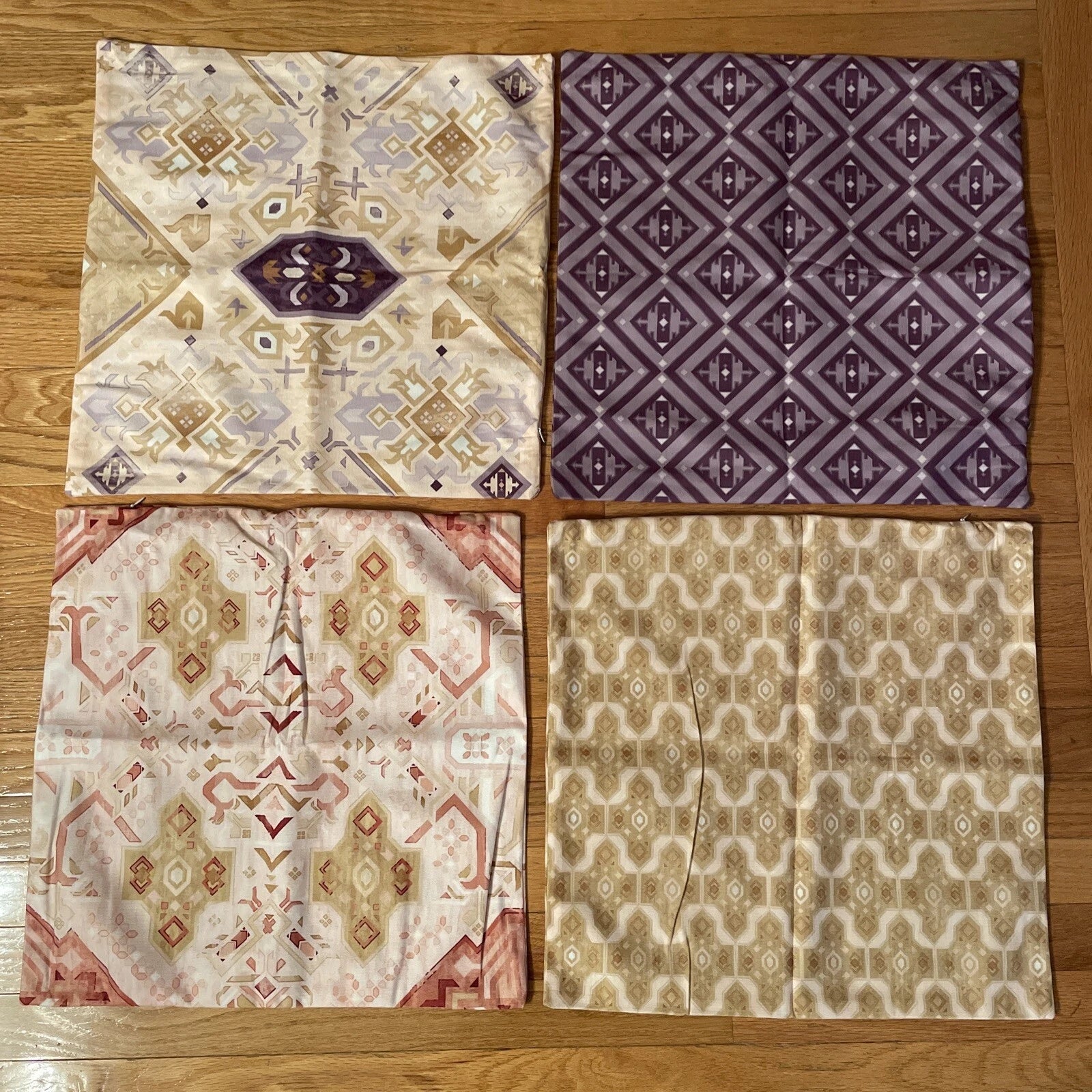 4pcs 18x18" Soft Velvet Throw Pillow Cases Cushion Sofa Bed Covers Square NEW