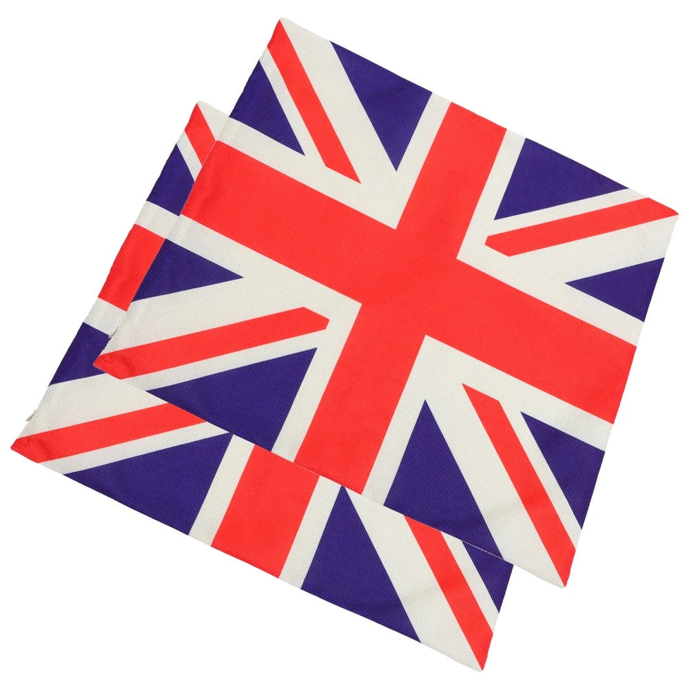 2 Pcs Cushion Cover Office Throw Pillow Covers Sofa Couch Bed Pillowcases