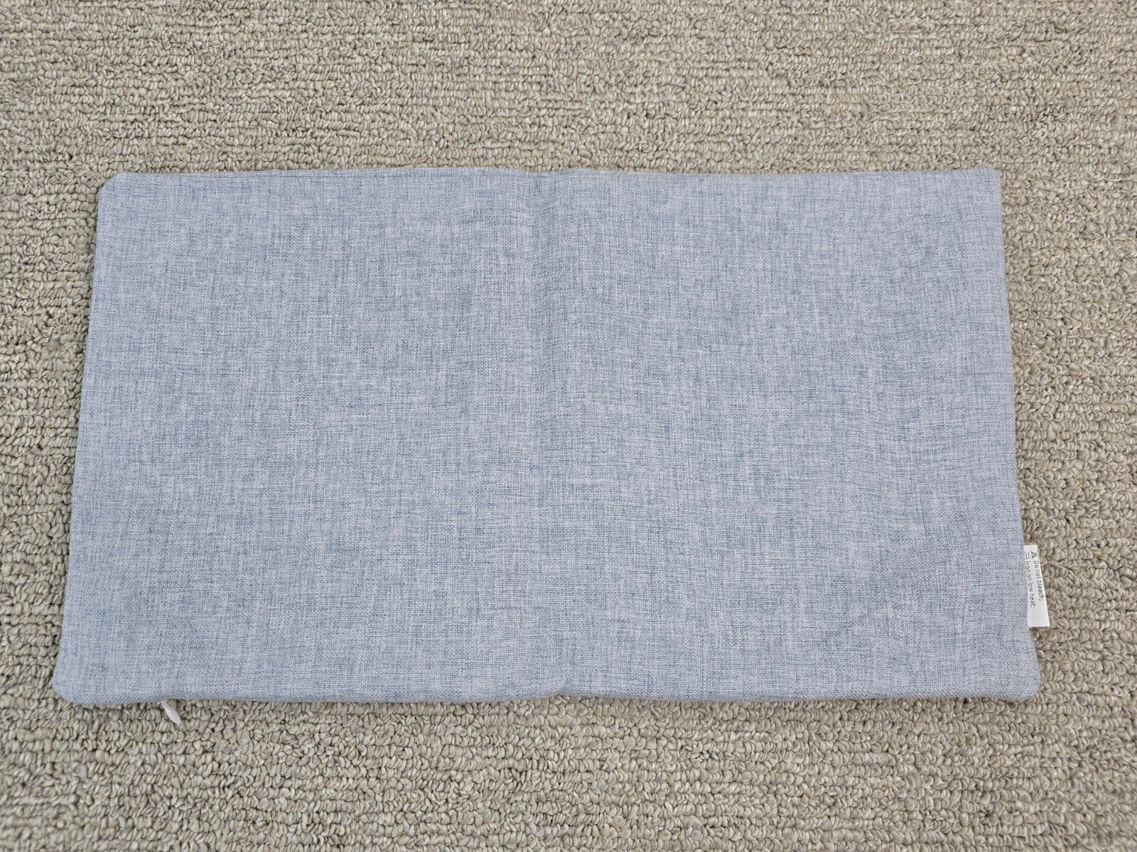 Light Blue 11x19 Cushion Throw Cover Pillow Case Bed Chair Couch Decor Zip