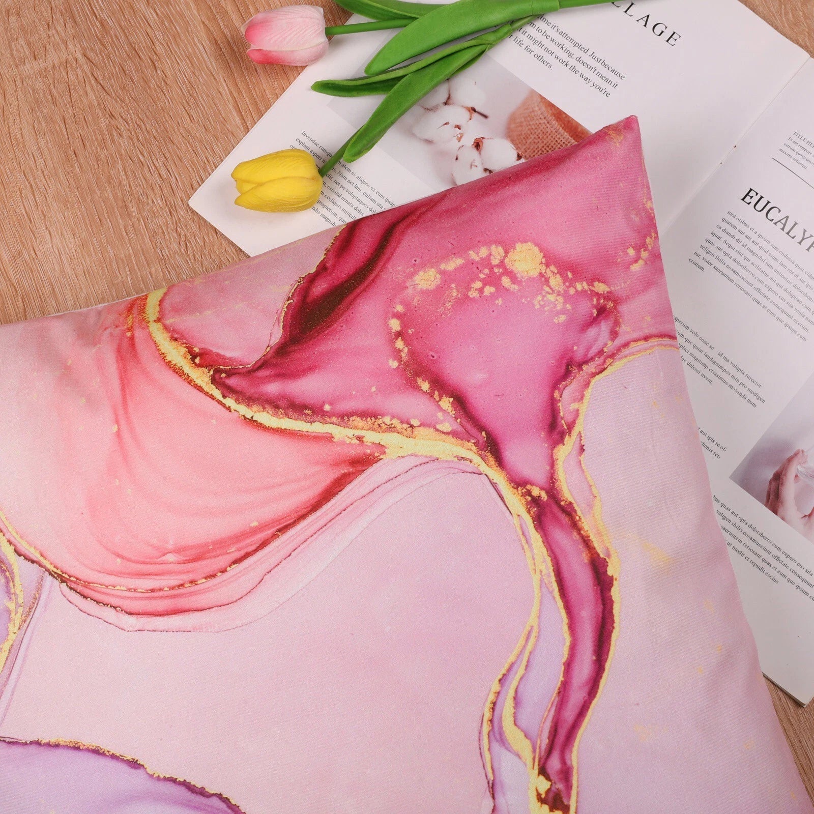 4pcs Throw Pillow Covers Country Farmhouse Pillowcases Cushion Covers For Sofa