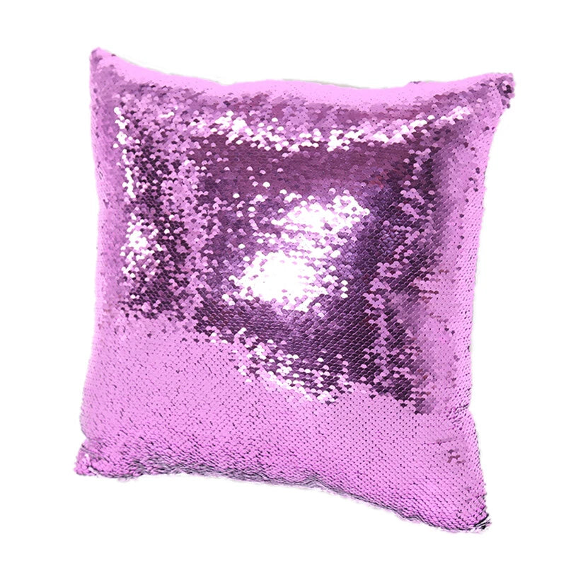 10Pcs Blank Reversible Sequin Pillowcase Home Sofa Car Decor for Sublimation New