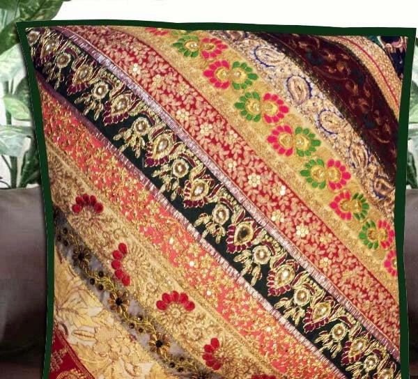 24" EXQUISITE SEQUIN THROW FLOOR ACCENT LIVING ROOM SOFA CUSHION PILLOW COVER