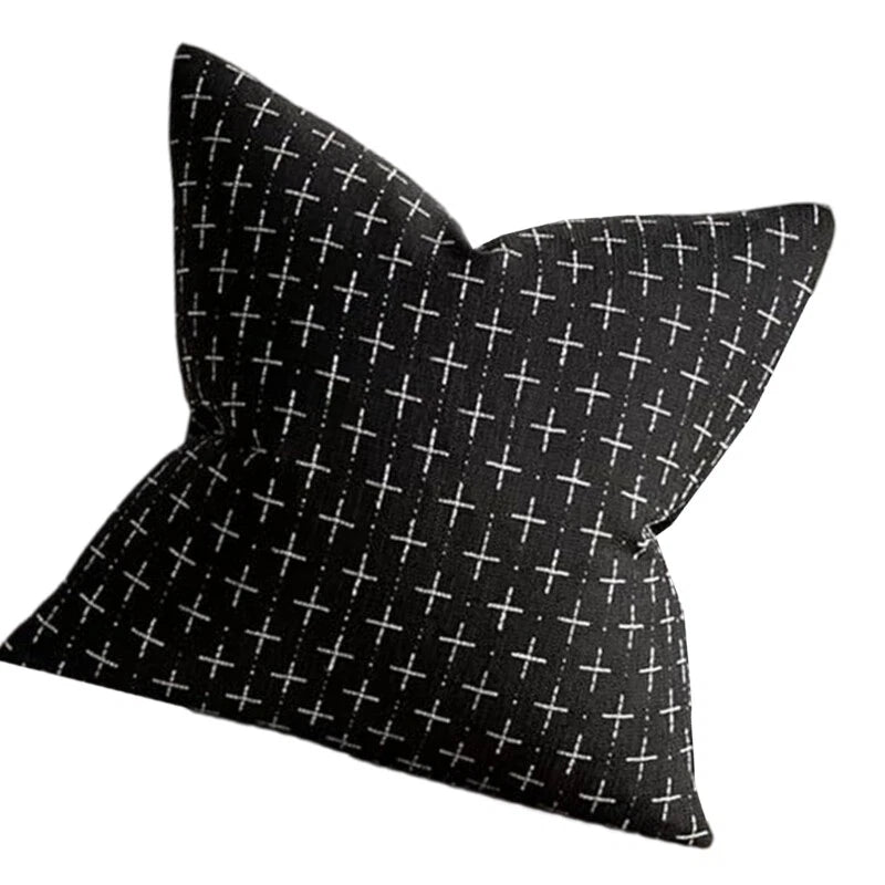 Decorative Cushion Cover Cotton Linen Texture Pillowcase For Couch Or Bed