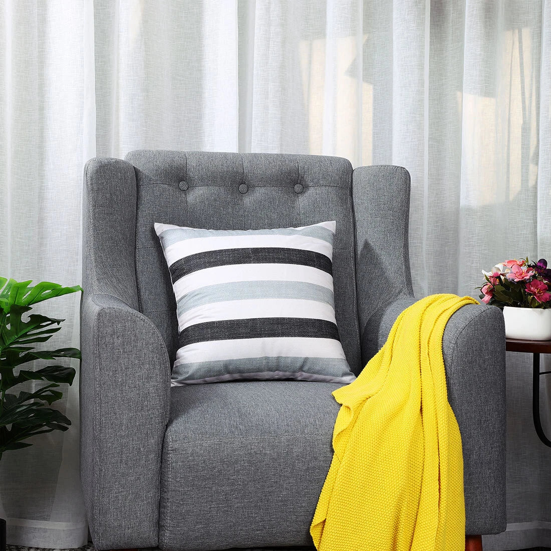 Buffalo Check Plaid Throw Pillow Case Sofa Waist Cushion Cover Home Bedding