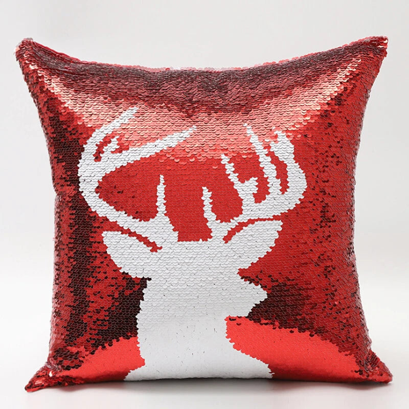 10Pcs Blank Reversible Sequin Pillowcase Home Sofa Car Decor for Sublimation New