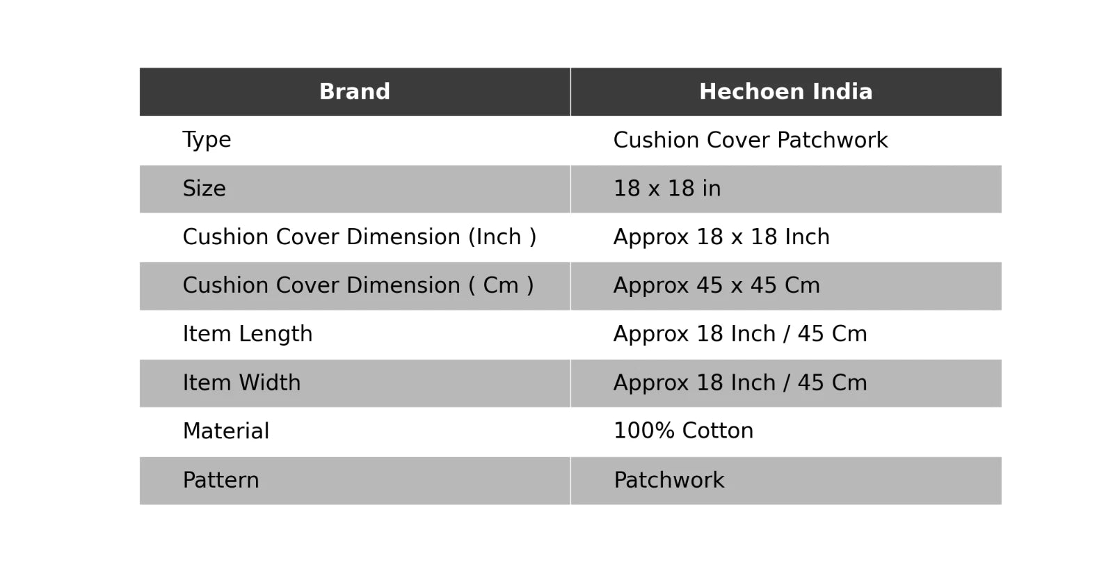 Decorative Home Decor 18 x 18 in Boho Cushion Cover Patchwork Sofa Pillow Case