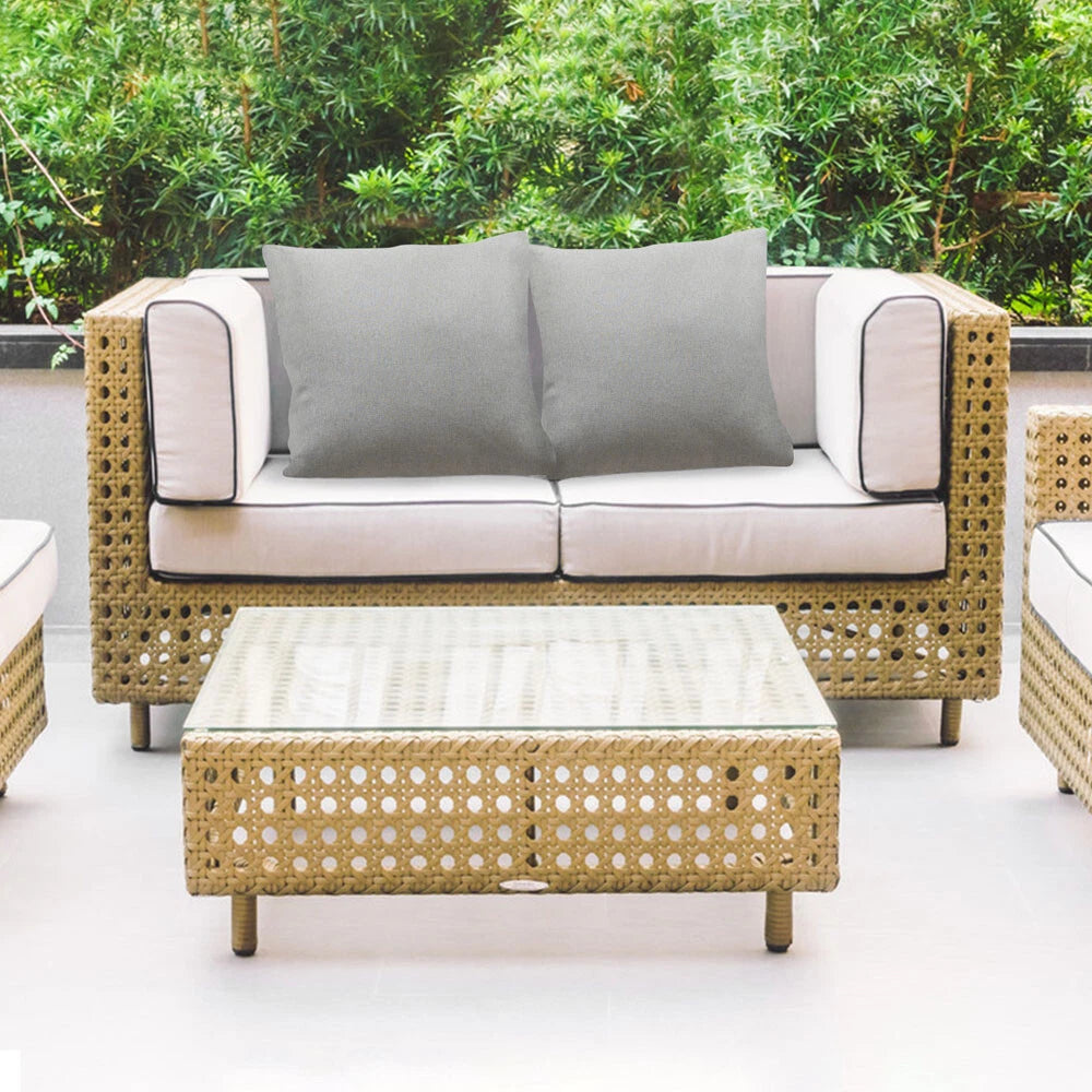 Home Use Sofa Living Room Bedside Back Cushion Cotton Linen Included Solid Color