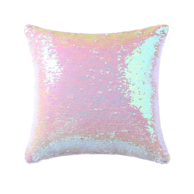 10Pcs Blank Reversible Sequin Pillowcase Home Sofa Car Decor for Sublimation New