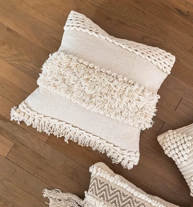 Vintage Woven Fringe Throw Pillow Case Home Decor Sofa Cushion case