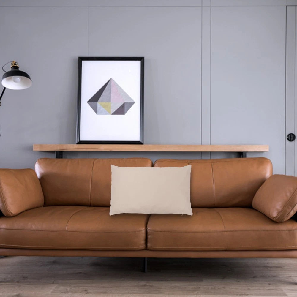 2 Pcs Waterproof Throw Pillowcase Protector Couch Cushion Cover Car