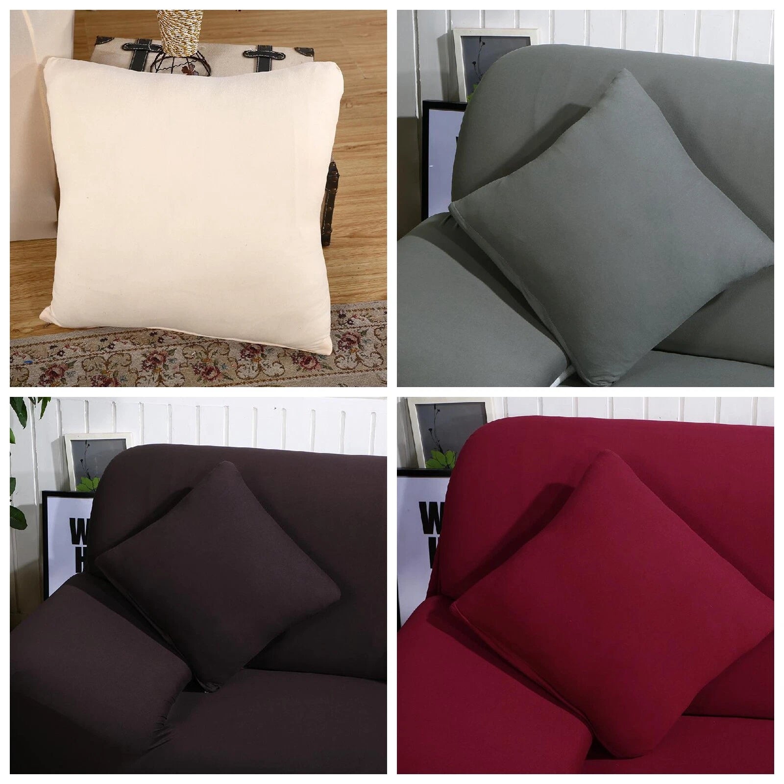 Pillow Covers Throw Pillow Cover Pillowcase Home Sofa Home Decoration 18*18 in