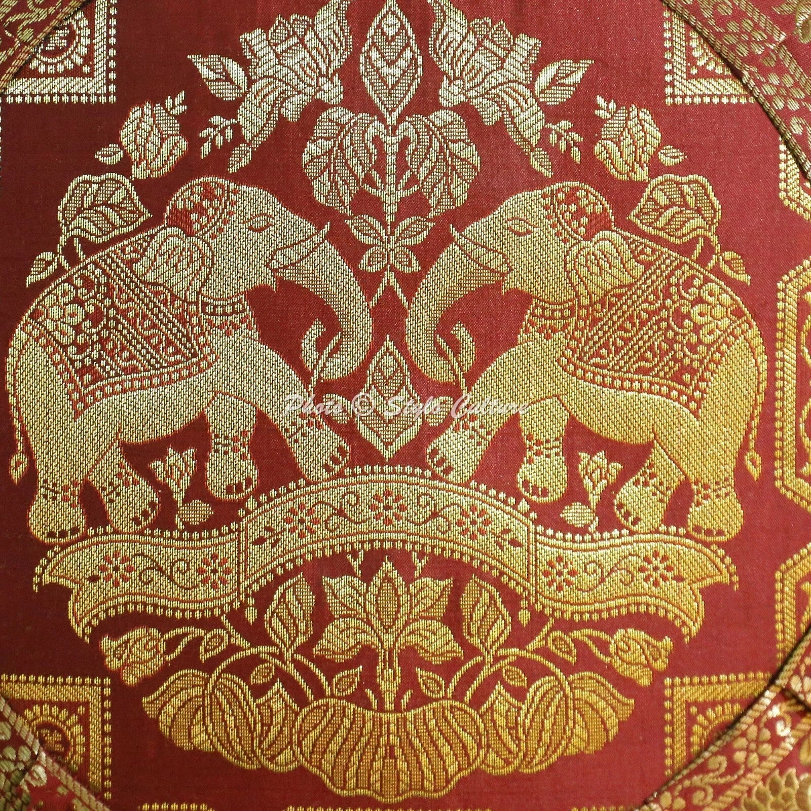 Brocade Jacquard Cushion Cover Elephant Bohemian Pillow Cases For Home Decor