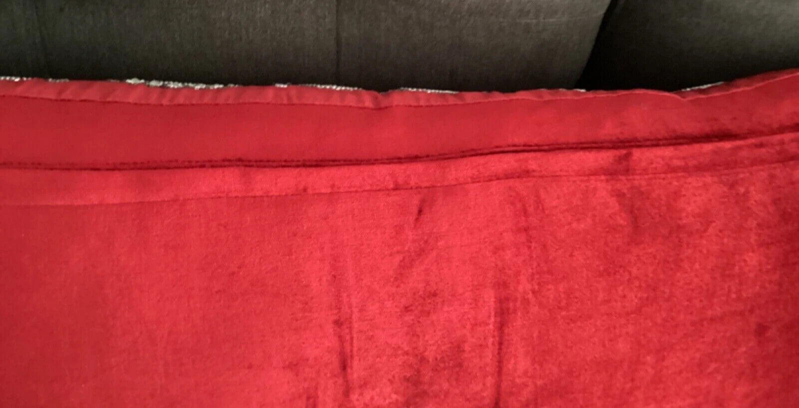 Blinged Cover Throw Sofa Bed Pillow Faux Pearls Diamonds Beads Pillowcase