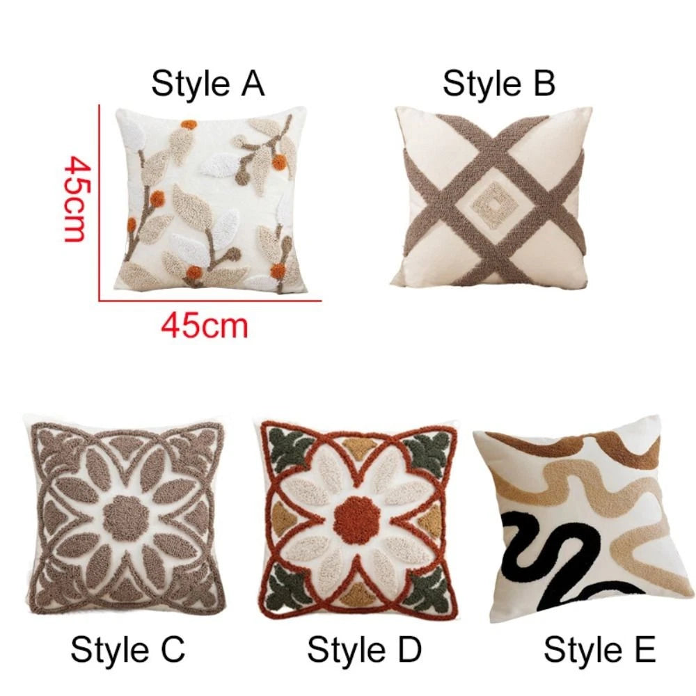 Bohemian Style Throw Pillowcover Square Cushion Cover  Sofa/Bed