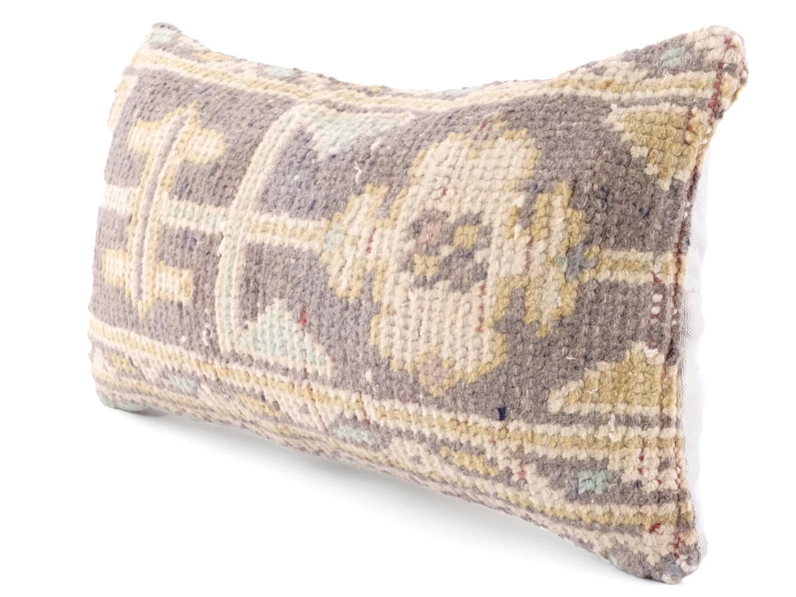 Handwoven Pillow Cover, Turkish Carpet Pillow, Kilim Pillow, 10x20 Pillow Cover