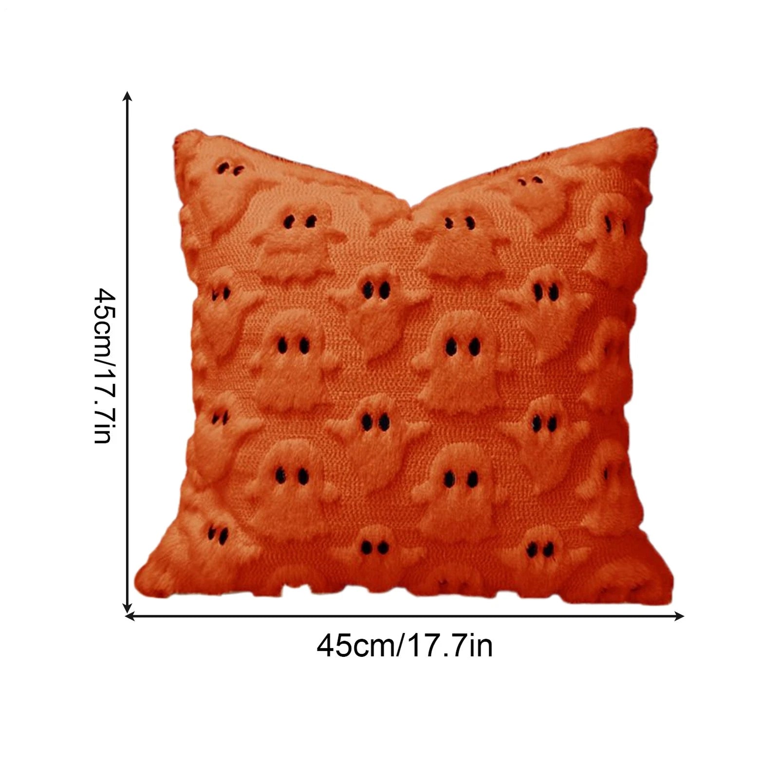 Halloween Ghost Throw Pillowcase Cushion Cover Sofa Bed Home Decor 45x45cm