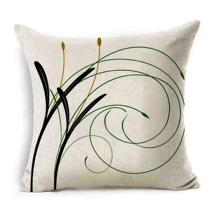 18inch Art Home Decor Pillow Case Sofa Waist Throw Cushion Cover