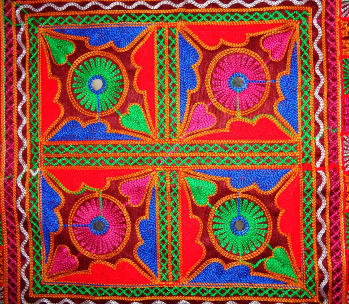 Boho Cushion pillow cases decorative cover sofa throw cotton Ari work Embroidery