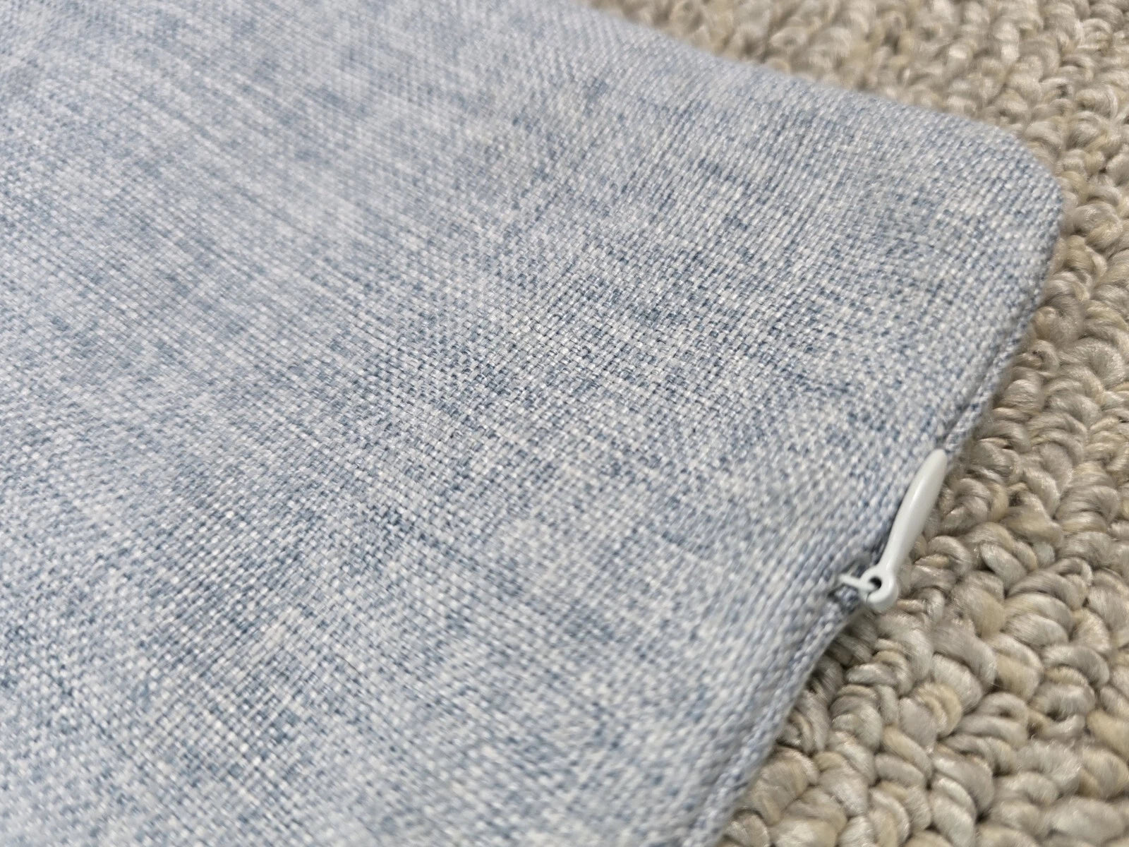 Light Blue 11x19 Cushion Throw Cover Pillow Case Bed Chair Couch Decor Zip