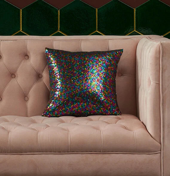 Plain Fluffy Classic Comfy Cushion Cover Cotton Linen Throw Pillow Case Bed Sofa