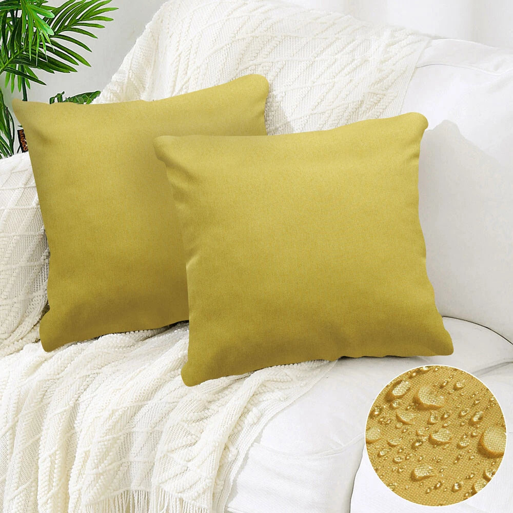Home Use Sofa Living Room Bedside Back Cushion Cotton Linen Included Solid Color