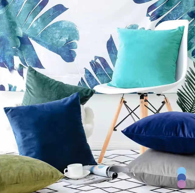 Luxury Velvet Pillow Case 40x40cm – Soft Cushion Cover for Sofa & Home Decor