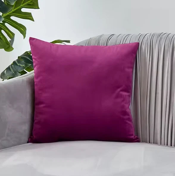 Luxury Velvet Pillow Case 40x40cm – Soft Cushion Cover for Sofa & Home Decor