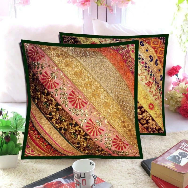 Throw Pillow Covers 16x16 Set of 2 Decorative Couch Pillow Case Cushion Covers